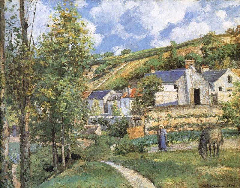 Pang map of the iceberg Schwarz, Camille Pissarro